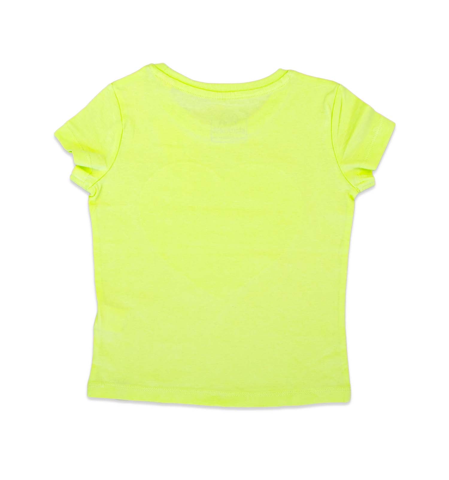 T-Shirt in lime mit Herz kurzarm | sticklett Online Store.