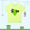 T-Shirt Set "Mario World" mit 3 austauschbaren Klett-Patches | sticklett Online Store.