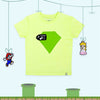 T-Shirt Set "Mario World" mit 3 austauschbaren Klett-Patches | sticklett Online Store.