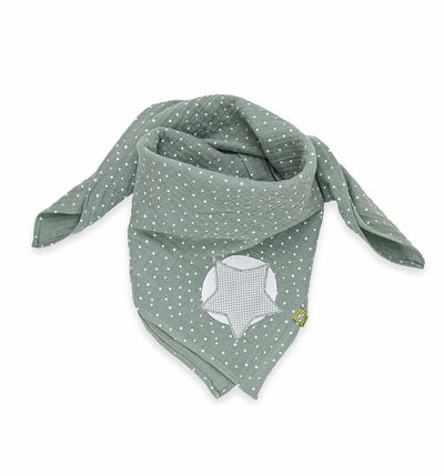 Musselin Double Gauze Tuch mit Wendeoptik aus Biobaumwolle | sticklett Online Store.