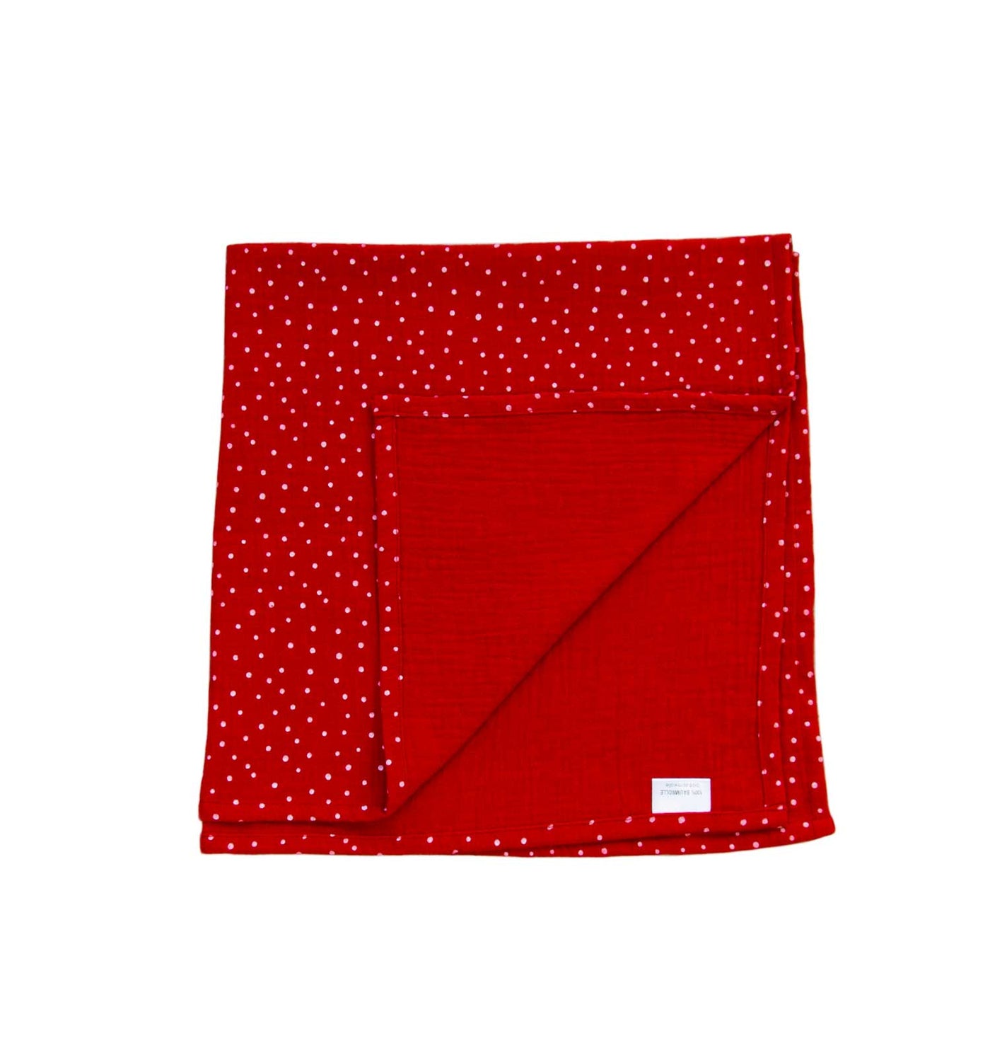 Musselin Double Gauze Tuch mit Wendeoptik aus Biobaumwolle | sticklett Online Store.