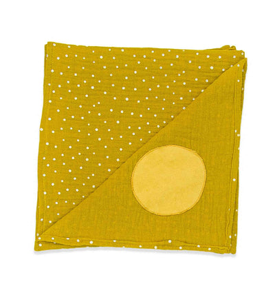 Musselin Double Gauze Tuch mit Wendeoptik aus Biobaumwolle | sticklett Online Store.