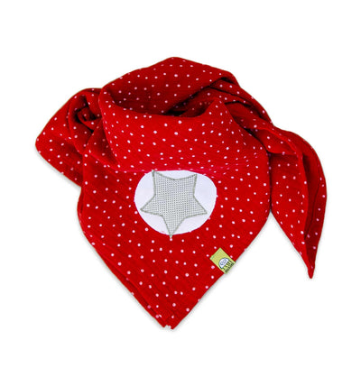 Musselin Double Gauze Tuch Rot | sticklett Online Store.