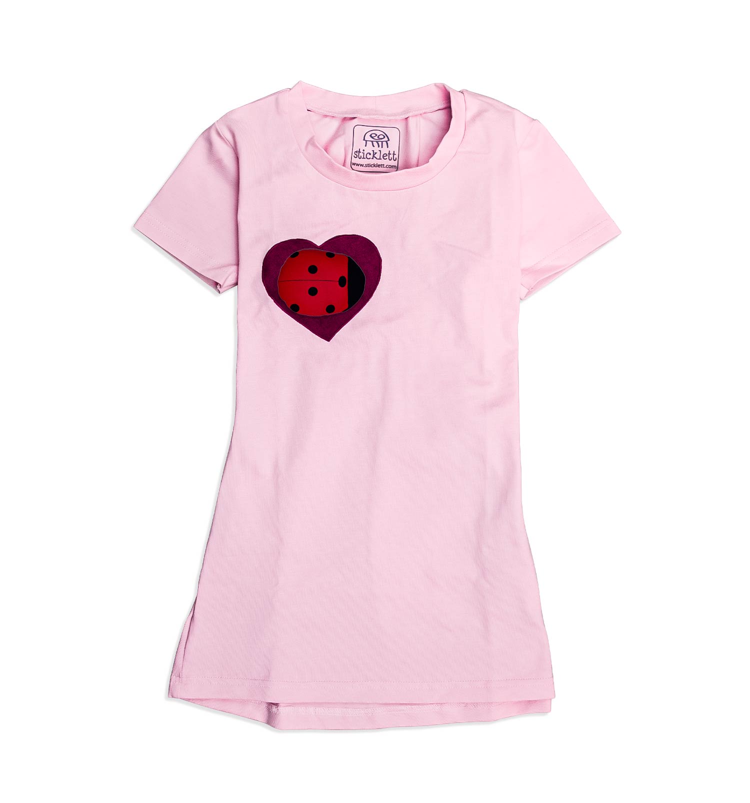 Kinder Nachthemd kurzarm uni alt rosa | sticklett Online Store.