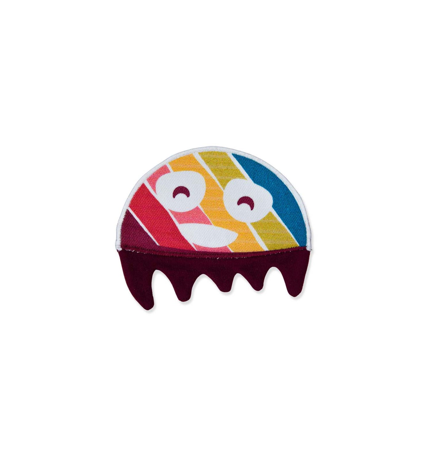 Applikation Regenbogen-Maskottchen stickly | sticklett Online Store.
