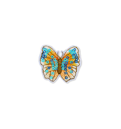 Applikation Schmetterling mit Pailletten | sticklett Online Store.