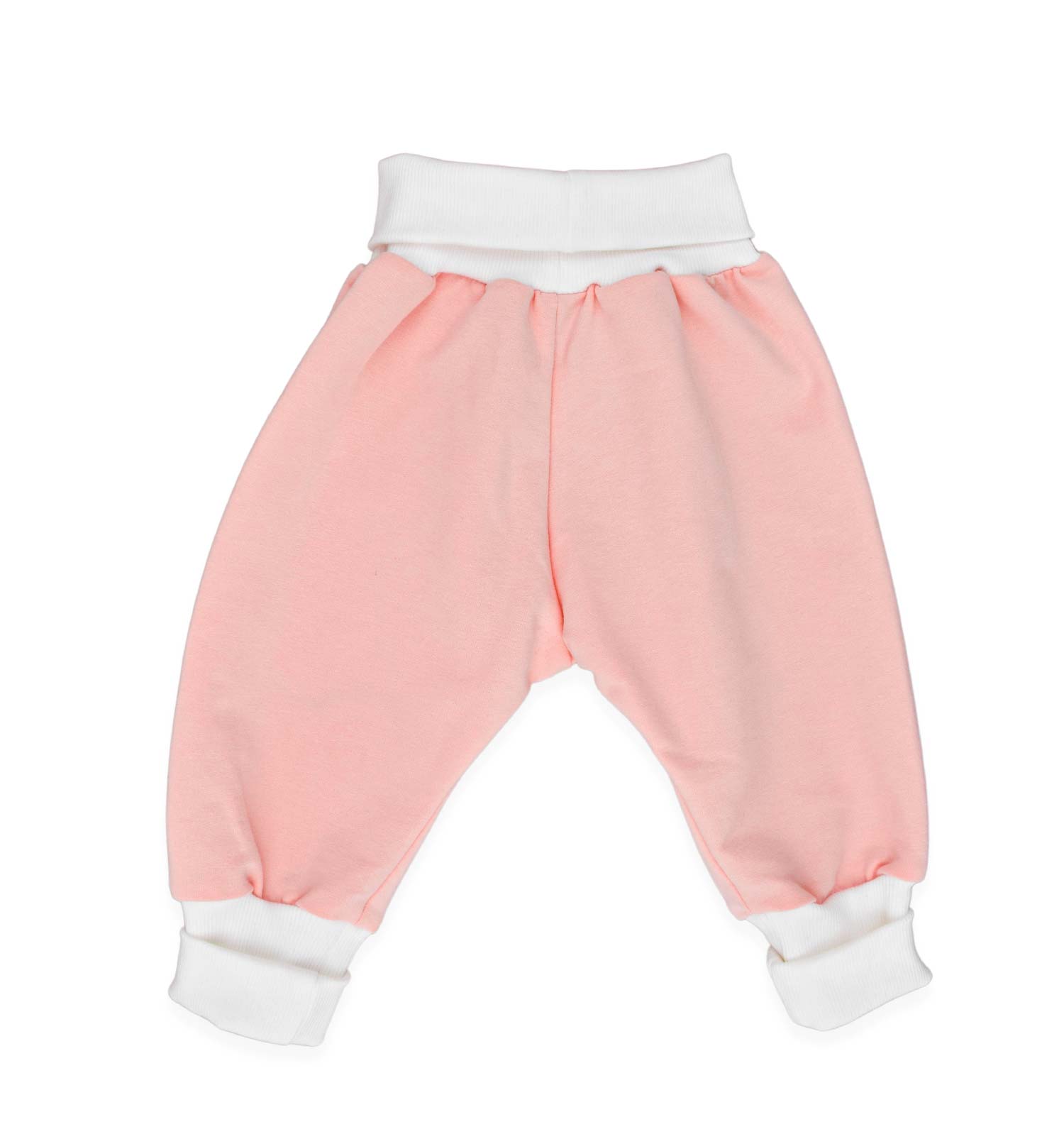 Flauschige Krabbelhose in pfirsich-rosa | sticklett Online Store.