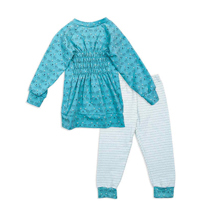 Kinder Pyjama Katzenaugen GLOW in the NIGHT | sticklett Online Store.