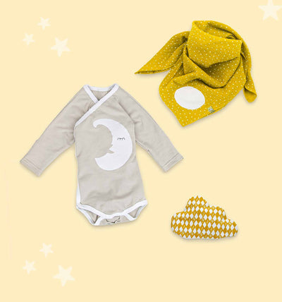 Hot DEAL - Erstlings-Set aus Biobaumwolle - Limited Edition - inkl. Geschenkbox | sticklett Online Store.