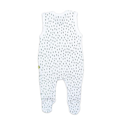 Baby-Strampler in weiß Mouse | sticklett Online Store.