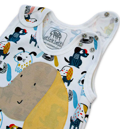 Baby Strampler mit verstellbaren Träger
