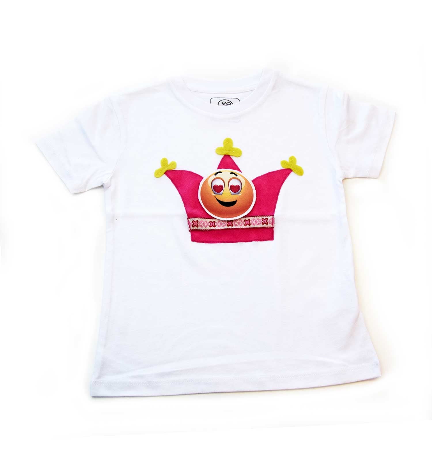 Mädchen T-Shirt mit Krone kurzarm | sticklett Online Store.