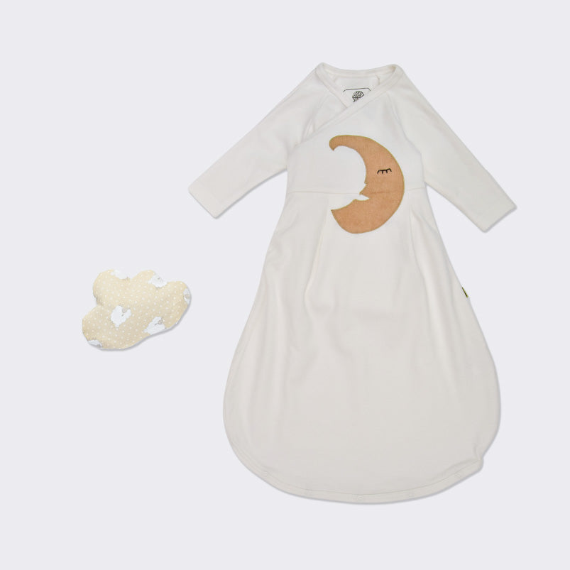 Bio Baby Schlafsack zum Wickeln mit Kratzschutz – sticklett