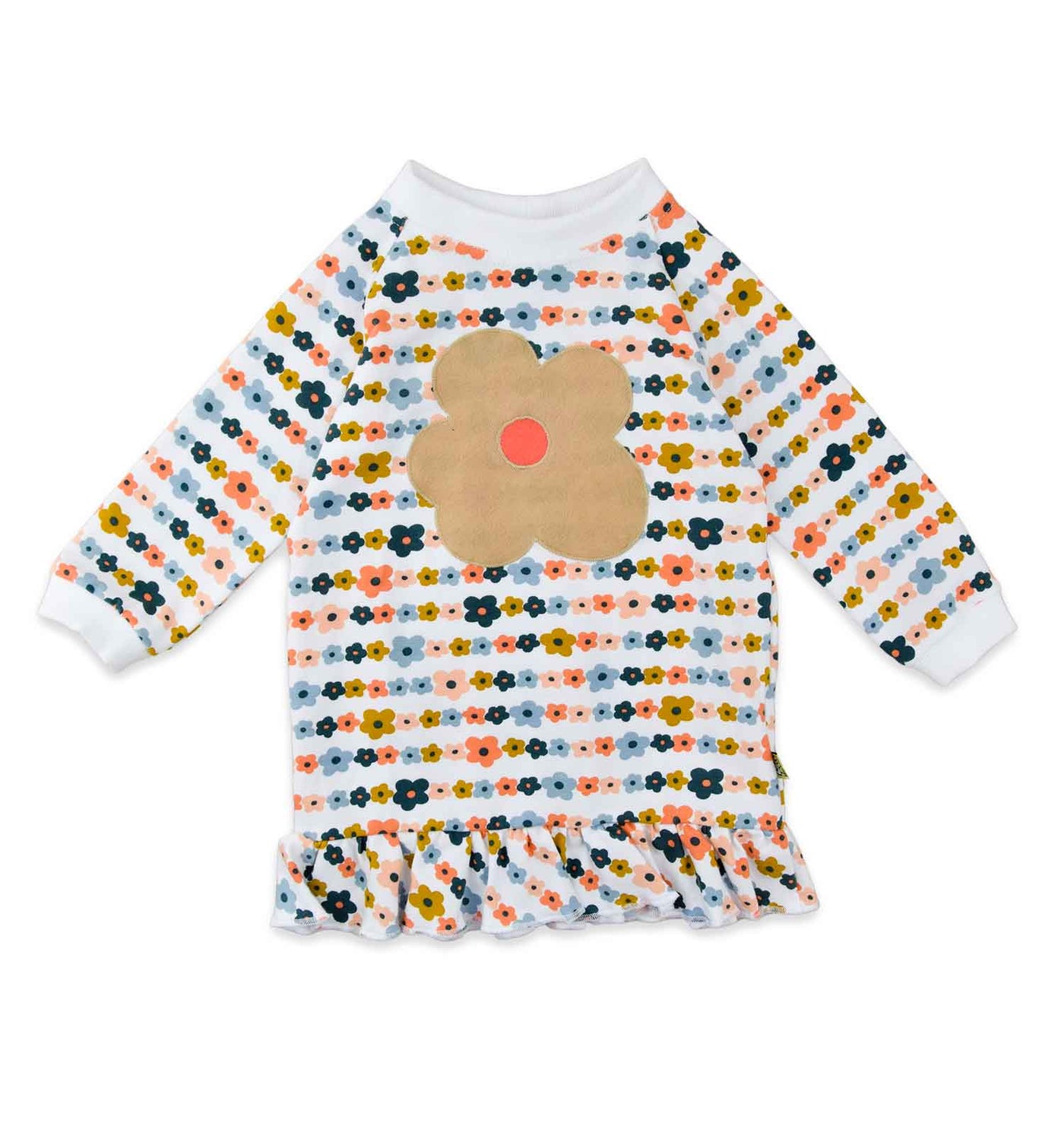 Baby Sweatshirt Langarm mit Blumen | sticklett Online Store.