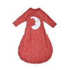 Baby Wickel-Schlafsack für Frühling-Sommer langarm mit Kratzschutz in rost-rot dots