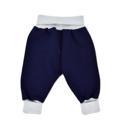 Bequeme Pumphose aus Bio Cord Stretch navi-blau