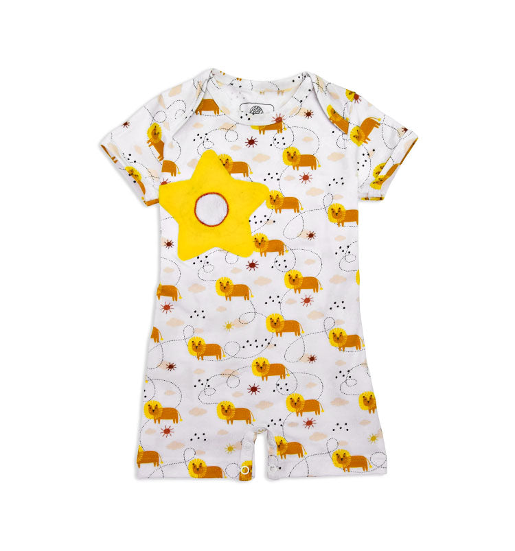 Baby Schlafanzug Sommer aus leichter Bio-Baumwolle