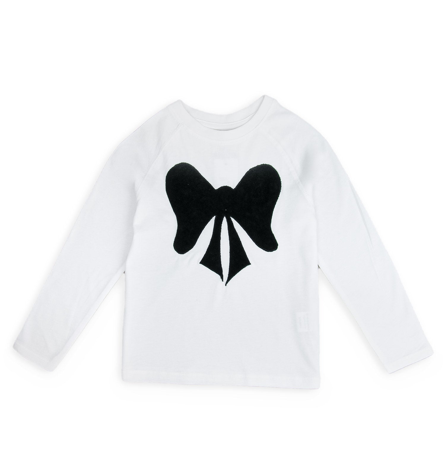 Kinder Shirt mit Masche langarm | sticklett Online Store.